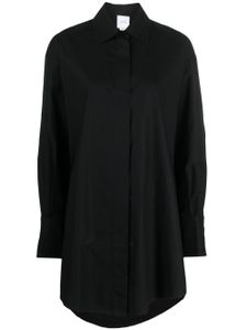 Patou robe-chemise courte en coton biologique - Noir