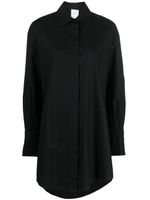 Patou robe-chemise courte en coton biologique - Noir - thumbnail