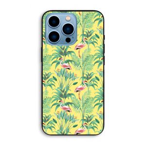 Flamingo party: iPhone 13 Pro Max Biologisch afbreekbaar hoesje