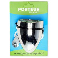 Porteur Koplamp Porteur retro chroom batterij