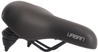 Edge Fietszadel urban - zwart (werkplaatsverpakking)