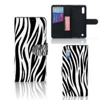 Samsung Galaxy M10 | Telefoonhoesje | Met pasjeshouder | Zebra