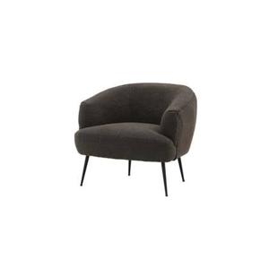 Svea - Vona fauteuil - boucle - donkergrijs