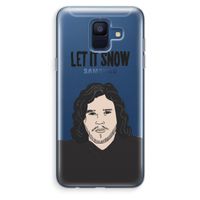 Let It Snow: Samsung Galaxy A6 (2018) Transparant Hoesje