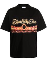 BLUE SKY INN t-shirt en coton à logo imprimé - Noir