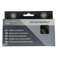 Joy2protect Wikkel snelpleister 2.5 cm x 4.5 m 2 Rol