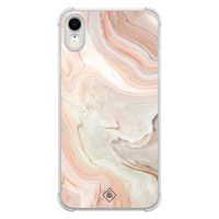 iPhone XR shockproof hoesje - Marmer waves