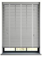 Sunwood PVC jaloezie met ladderband - Lichtgrijs nerf