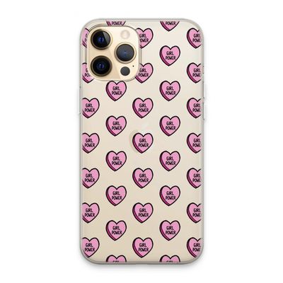 GIRL POWER: iPhone 13 Pro Max Transparant Hoesje