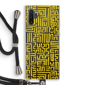 Majorelle Blue Print: Samsung Galaxy Note 10 Plus Transparant Hoesje met koord
