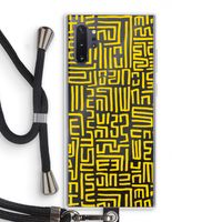 Majorelle Blue Print: Samsung Galaxy Note 10 Plus Transparant Hoesje met koord