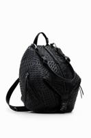 Kleine rugzak met geometrische vormen - BLACK - U