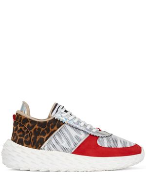 Giuseppe Zanotti baskets Blabber colour block - Rouge