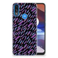 Motorola Moto E7/E7i Power | TPU bumper | Feathers Color