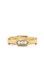 David Yurman bague Hex en or 18ct sertie de diamants - thumbnail