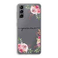 Rozen: Samsung Galaxy S21 Transparant Hoesje