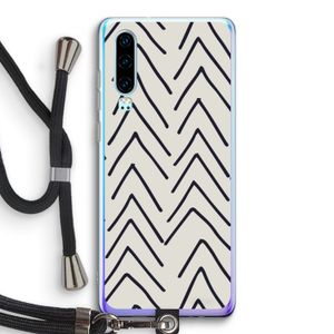 Marrakech Arrows: Huawei P30 Transparant Hoesje met koord