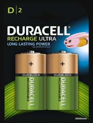Duracell Rechargeable D HR20 (2 st)