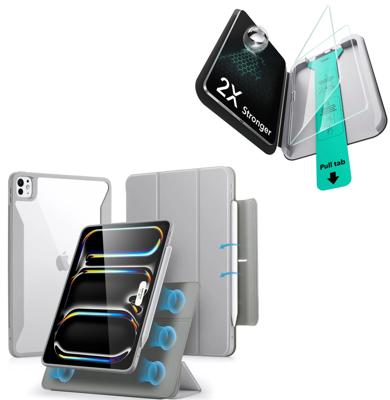 iPad Pro 11ʺ (2025) Rebound Case and Screen Protector Bundle - Grey iPad Pro 11ʺ (2025) Rebound Case and Screen Protector Bundle - Grey