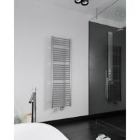 Instamat Inox Straight Handdoekradiator, afm. H 1810 x L 605mm, 6 aansl. ½&apos;&apos;, incl. wandconsoles, gepolijst RVS IS180.60GM01