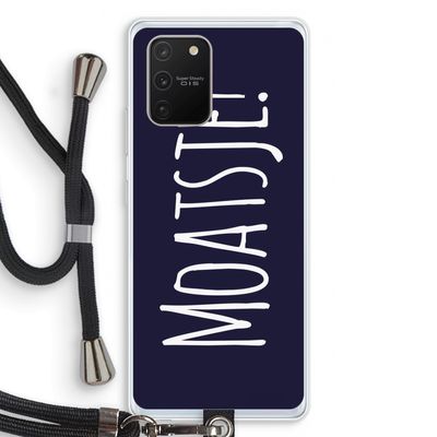 Moatsje!: Samsung Galaxy S10 Lite Transparant Hoesje met koord