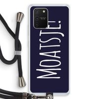 Moatsje!: Samsung Galaxy S10 Lite Transparant Hoesje met koord