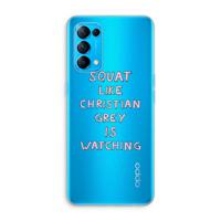 Christian Grey: Oppo Find X3 Lite Transparant Hoesje