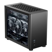 Jonsbo A4 Black Mini-tower PC-behuizing, Gaming-behuizing Zwart - thumbnail