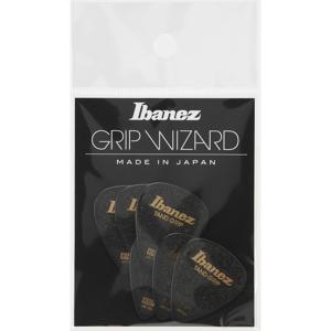 Ibanez PPA14HSGBK Grip Wizard Series Sand Grip plectrumset 6-pack teardrop zwart heavy