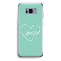 Best heart pastel: Samsung Galaxy S8 Plus Transparant Hoesje