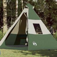 VidaXL Tipitent 7-persoons waterdicht groen