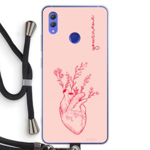 Blooming Heart: Honor Note 10 Transparant Hoesje met koord
