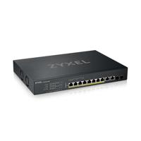 8-port Multi-Gigabit Smart Managed PoE 375Watt 802.3bt Switch - 2x10GbE - 2 SFP+ Uplink - hybrid mode - standalone or NebulaFlex