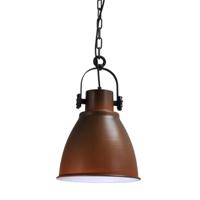 Masterlight Landelijke industrie hanglamp Industria 27 roestbruin met zwart 2007-25-06-B-K