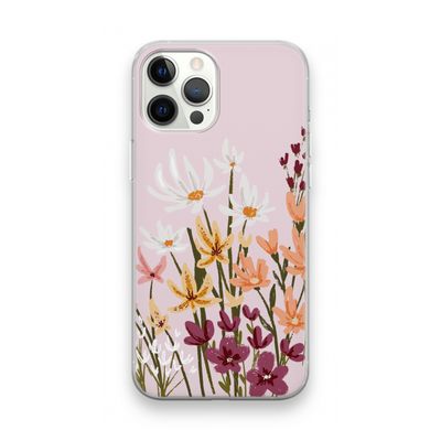 Painted wildflowers: iPhone 12 Pro Max Transparant Hoesje