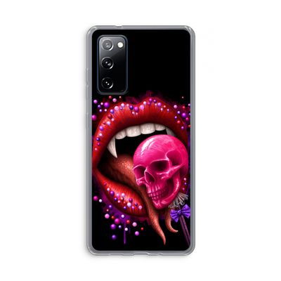 Dodelijk zoet: Samsung Galaxy S20 FE / S20 FE 5G Transparant Hoesje