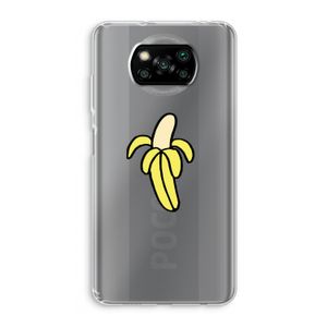 Banana: Xiaomi Poco X3 NFC Transparant Hoesje