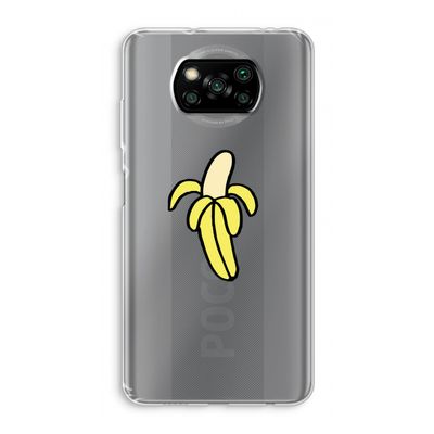 Banana: Xiaomi Poco X3 NFC Transparant Hoesje