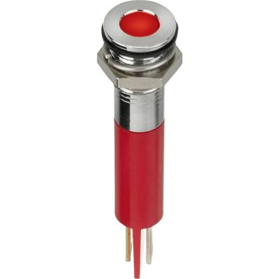 APEM Q8F1CXXR24E LED-signaallamp Rood FLUSH 8 mcd