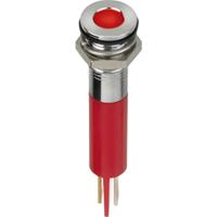 APEM Q8F1CXXR24E LED-signaallamp Rood FLUSH 8 mcd