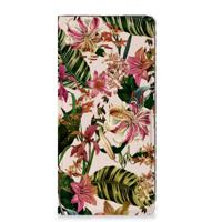 Motorola Moto G34 Smart Cover Flowers