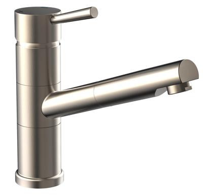 Ngk Schutte unicorn ééngreepsmeraan keuken met uittrekbare uitloop | rvs-look 33777