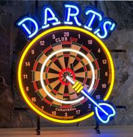 Darts Neon Verlichting - Met Achterplaat - 50 x 60 cm