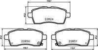 Brake Pad Set, Disc Brake 8db 8DB355039171