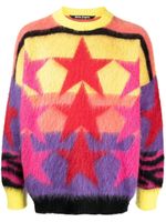 Palm Angels pull à étoiles en intarsia - Multicolore