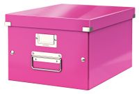 Opbergbox Leitz WOW Click & Store 281x200x370mm roze