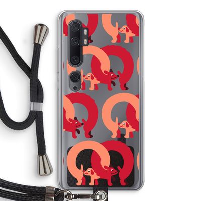 Dogs: Xiaomi Mi Note 10 Transparant Hoesje met koord