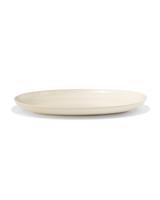 051 Serveerschaal 32x30cm PUUR Reactief Glazuur Gebroken Wit (gebroken wit)
