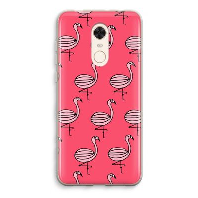 Flamingo: Xiaomi Redmi 5 Transparant Hoesje