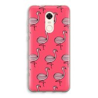 Flamingo: Xiaomi Redmi 5 Transparant Hoesje